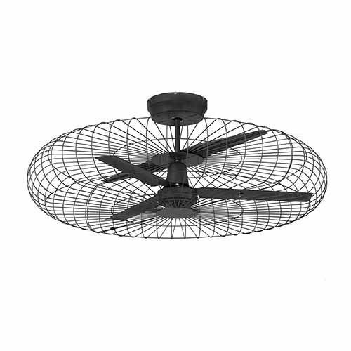 HERMOSA ハモサ GRAND MONICA Ceiling fan グラン モニカ シーリングファン CF-007 3枚羽根 大型ケージ付き リモコン付き 天井扇 空気循環 〔要天井補強〕｜unlimit｜02