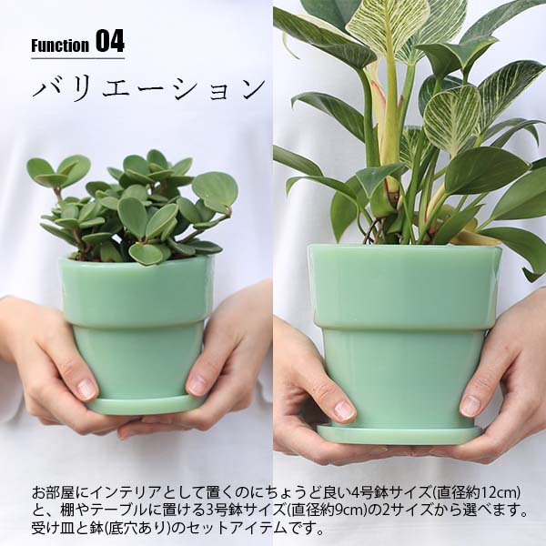 ideaco イデアコ Milk Glass Planter Pot 4 ミルクガラスプランターポット4 (3号鉢サイズ) 植木鉢 植物プランター｜unlimit｜08