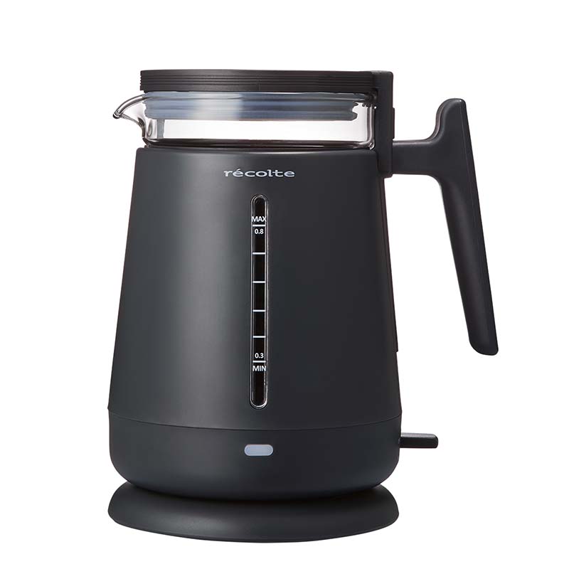 recolte レコルト Double Wall Glass Kettle ダブルウォールガラスケトル RDG-1 電気ケトル 電気ポット 2層構造 熱くなりにくい｜unlimit｜04