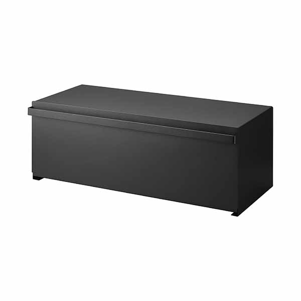 黒のブレッドケース 山崎実業tower tower タワー (山崎実業) ブレッドケース ワイド Bread Box