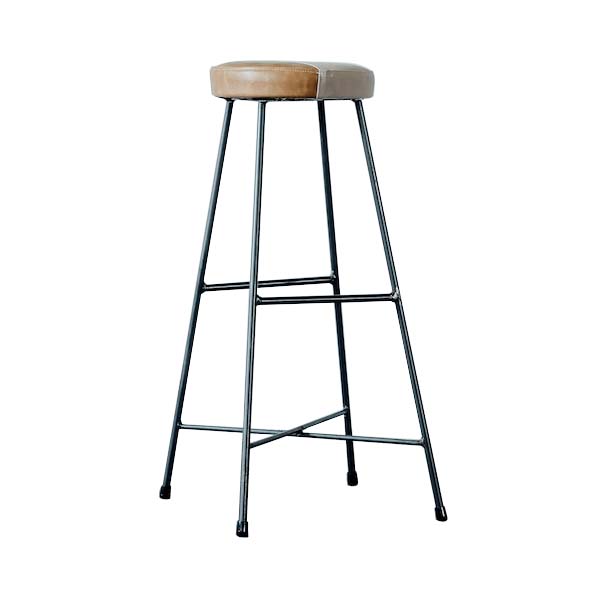 〔受注生産:メーカー直送:代引不可:納期目安2週間程度〕 SIKAKU シカク TWO TONE STOOL HIGH ツートーンスツール ハイ 11403 イス 椅子 いす 本革 帆布｜unlimit｜02