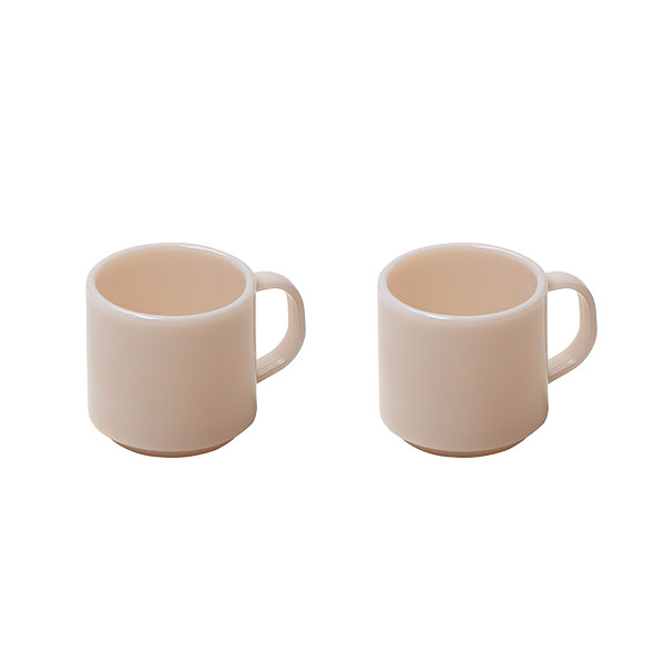 ideaco イデアコ Milk Glass  mag cup (2pcs) ミルクガラス マグカップ(2個セット) 食器 アメリカ ヴィンテージ インテリア コップ スタッキング｜unlimit｜04