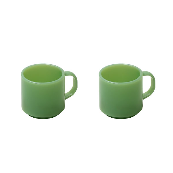 ideaco イデアコ Milk Glass  mag cup (2pcs) ミルクガラス マグカップ(2個セット) 食器 アメリカ ヴィンテージ インテリア コップ スタッキング｜unlimit｜03