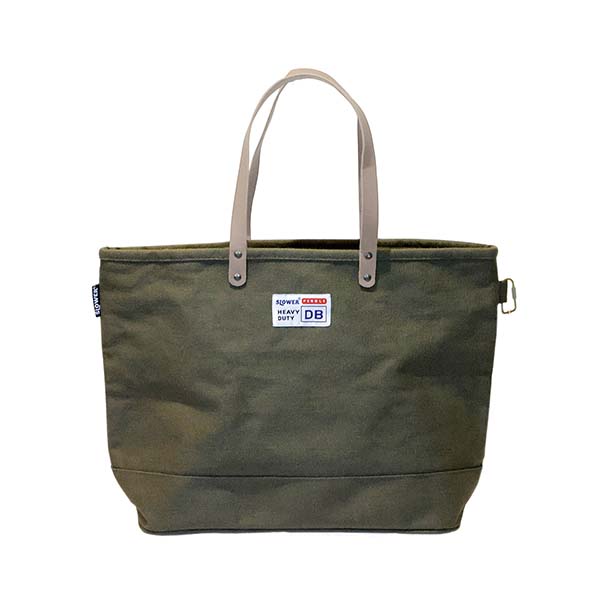 SLOWER スロウワー PEBBLE CANVAS TOTE BAG DOBBY 5033 ぺブル...