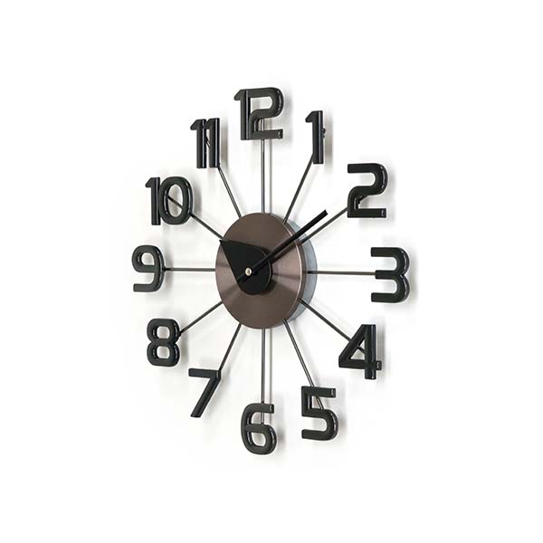 GEORGE NELSON CLOCK ジョージネルソンクロック Ferris Wall Clock フェリスウォールクロック GN41167BN/GN41167MB / 掛時計 掛け時計 壁掛け時計 直径Φ37cm | George Nelson | 01