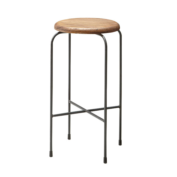 〔受注生産:メーカー直送:代引不可:納期目安1ヶ月程度〕 SWITCH スウィッチ Rough Maru High Stool ラフマルハイスツール / 丸椅子 スツール 天然木 日本製_1