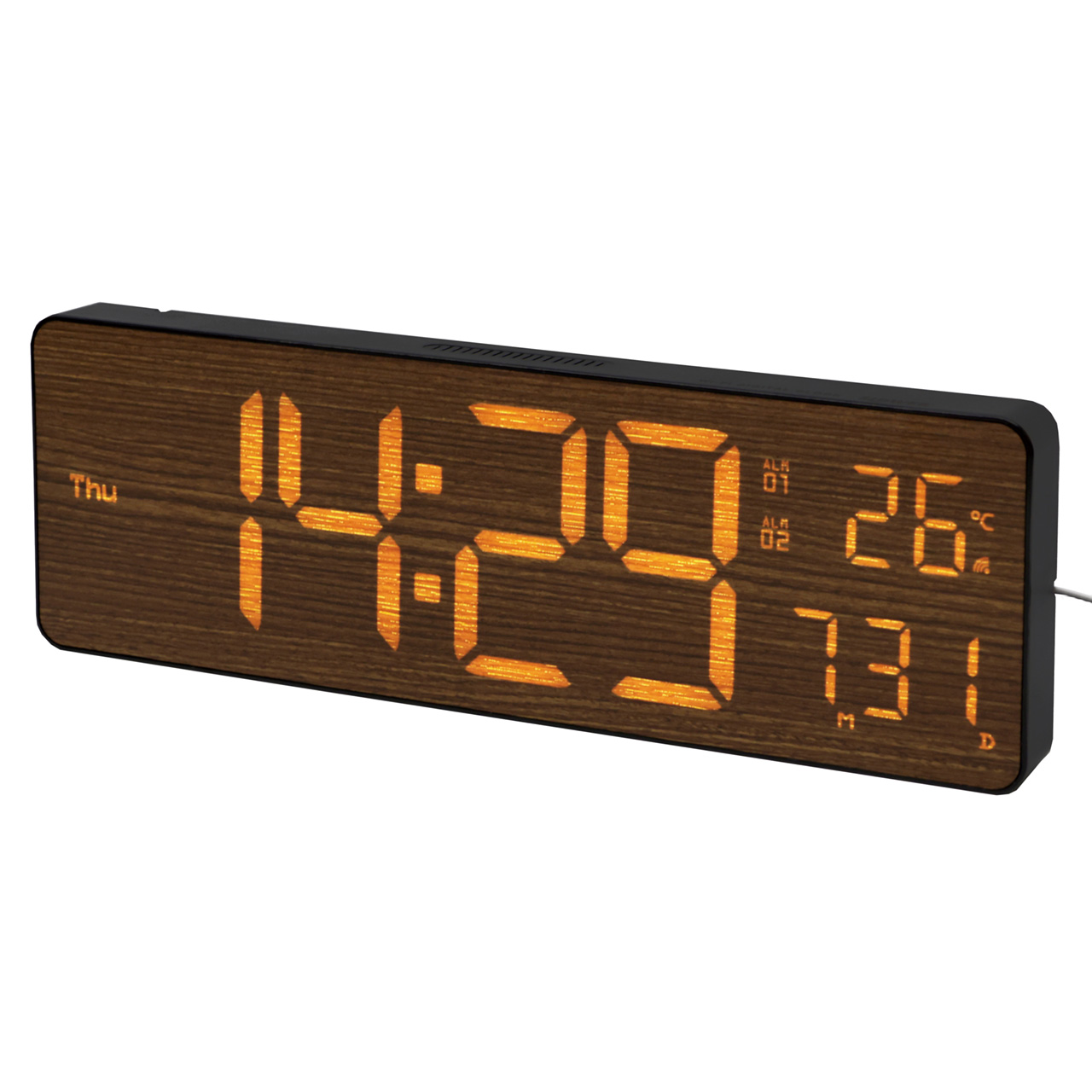SLOWER（スロウワー） LED Wi-Fi CLOCK Camino WOOD LED Wi-Fiクロック