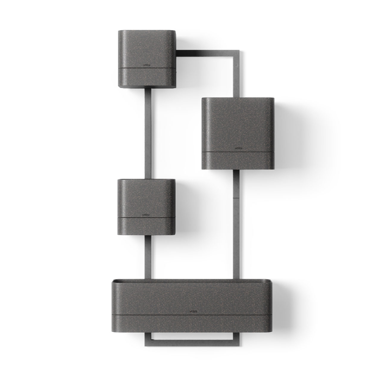 Umbra アンブラ キュービコ ウォールプランター CUBIKO WALL PLANTER プランター 観葉植物 多肉植物 収納 小物入れ 壁面 壁掛けの画像