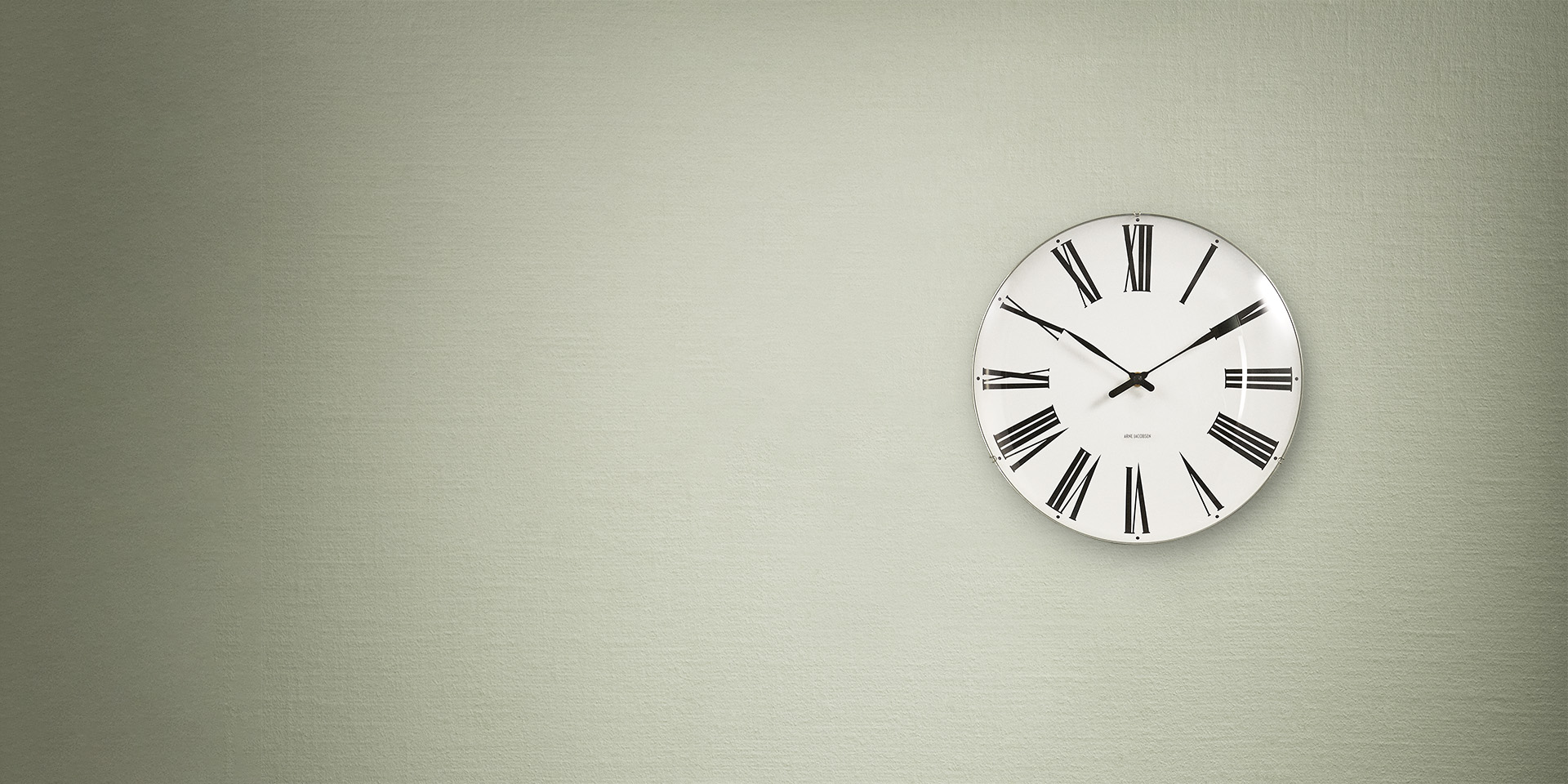 【アルネヤコブセン】ローマ数字の掛時計 ウォールクロック【正規品】 ARNE JACOBSEN CLOCK アルネヤコブセン クロック Roman Wall