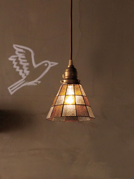 ARTWORKSTUDIO（アートワークスタジオ） Stained glasspendant Checker