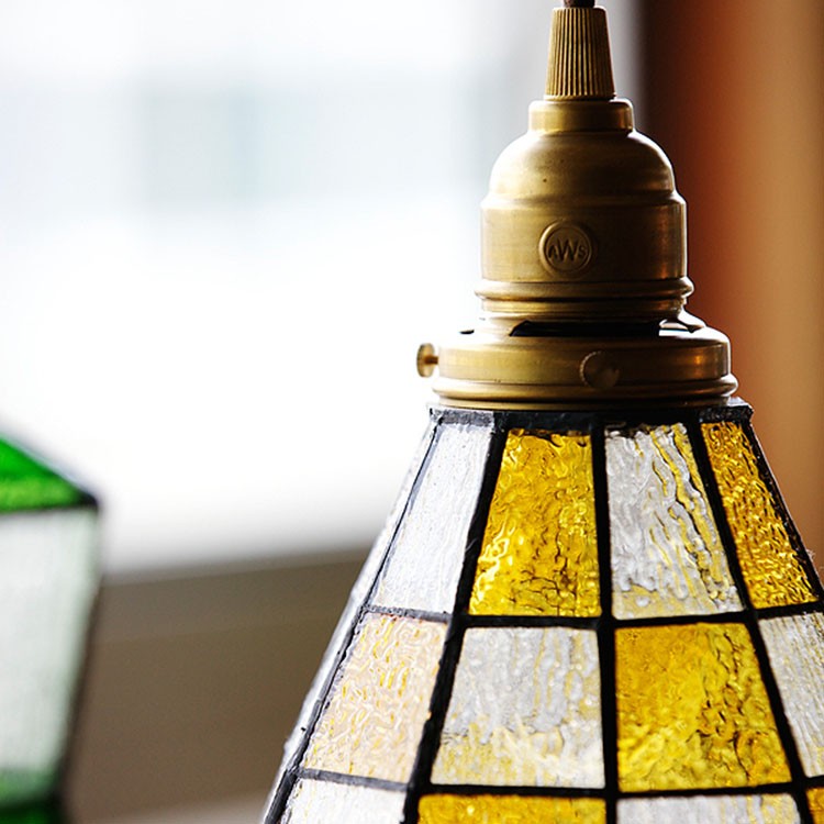 ARTWORKSTUDIO（アートワークスタジオ） Stained glasspendant Checker