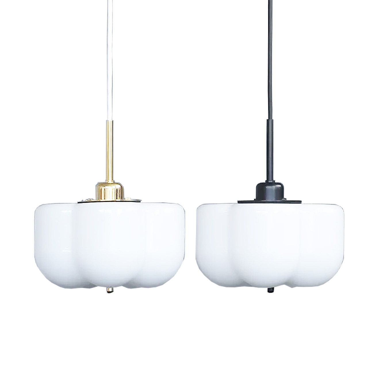 フラワー型ペンダントライト 150cmタイプ Flora pendant light BK
