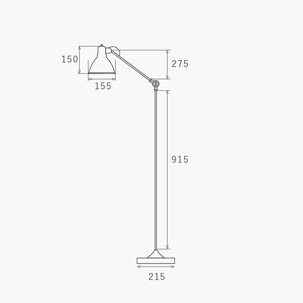 HERMOSA ハモサ TURKU FLOOR LAMP S トゥルクフロアランプS EN