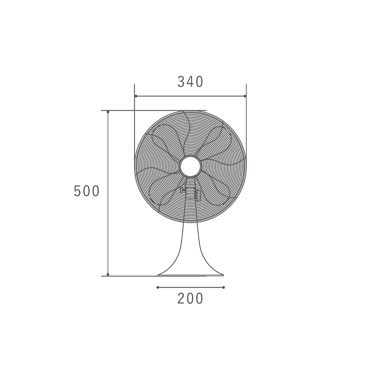 HERMOSA（ハモサ） RETRO FAN TABLE レトロファンテーブル RF-0113 