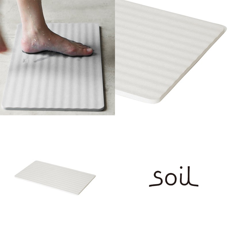 SOIL（ソイル） BATH MAT wave「バスマット ウェーブ」JIS-B255 足ふき