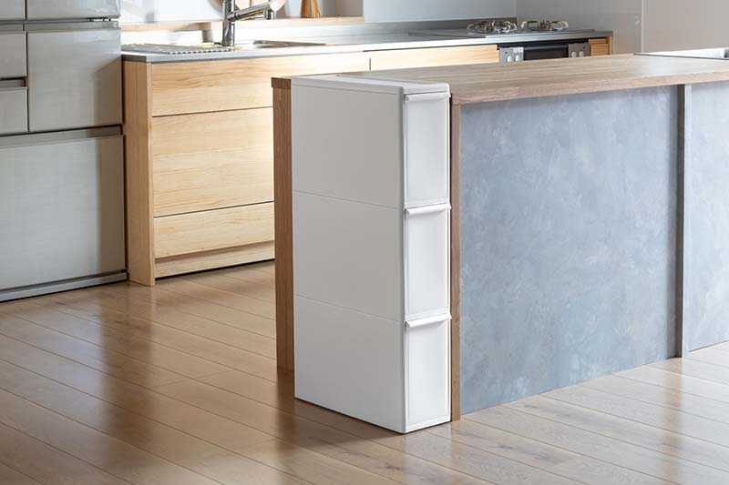 Like-it（ライクイット） 分別引出しステーション スリム3段 BS-3 (幅