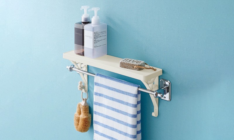 Like-it（ライクイット） Towel Bar Shelf タオルバーシェルフ SS-01L