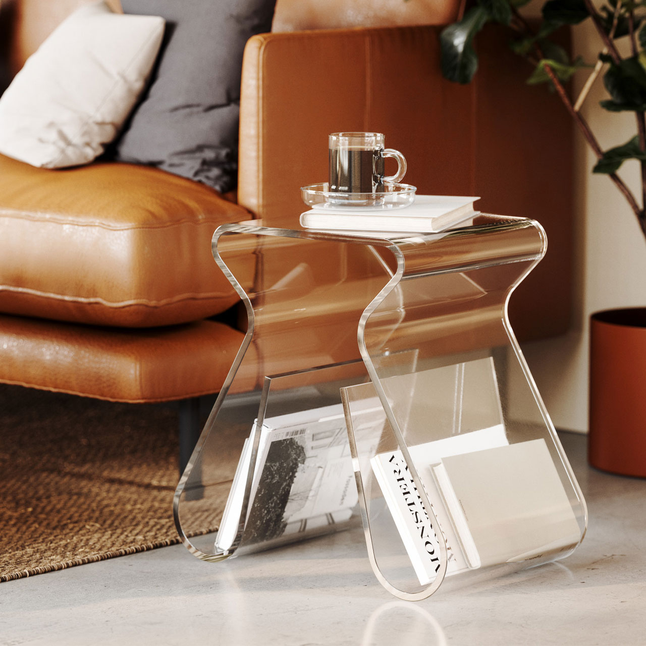 Umbra アンブラ MAGINO stool with magazine rack マジノ スツール
