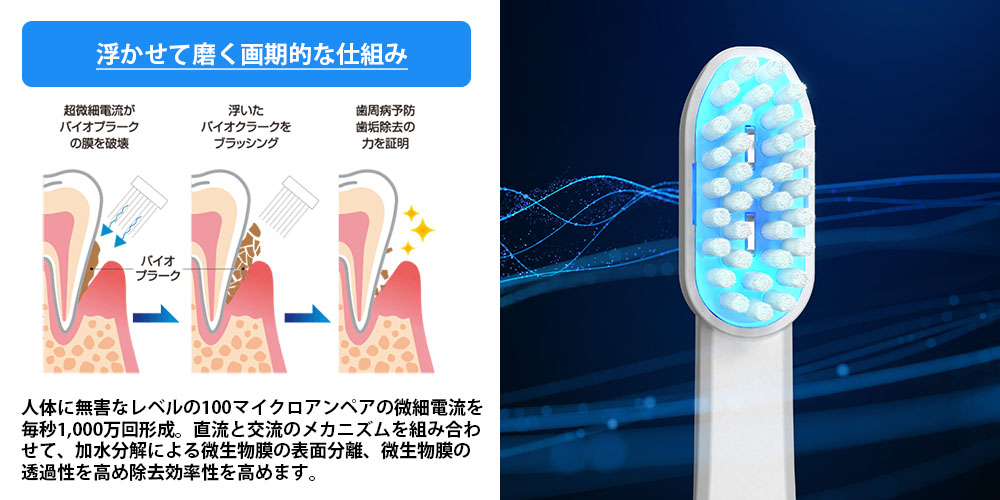 TROMATZ WAVE トロマッツウェーブ 電子歯ブラシ PLAQLES