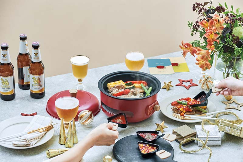 recolte（レコルト） Party Cooker パーティークッカー RRF-3 電器鍋