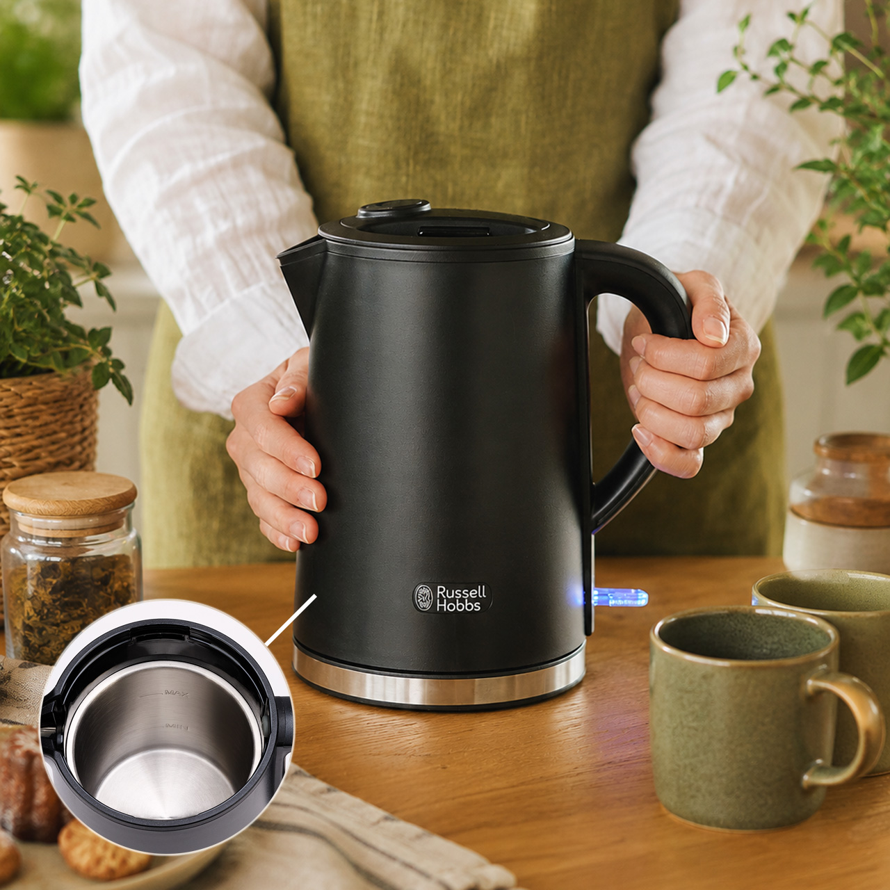 RUSSELL HOBBS（ラッセルホブス） Basic Kettle Plus ベーシックケトル