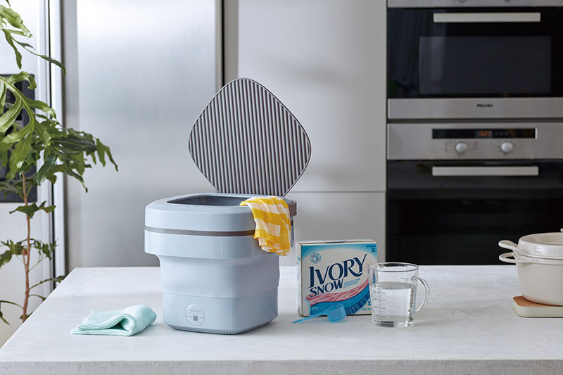 recolte（レコルト） Folding Mini Washing Machine しまえるミニ洗濯
