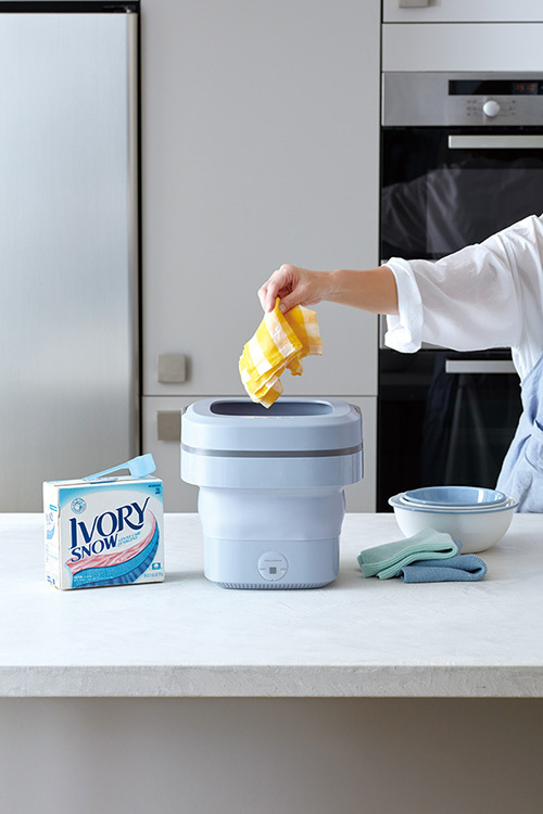 recolte レコルト Folding Mini Washing Machine しまえるミニ