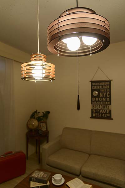NAGASAWA Lighting 長澤ライティング WOODEN RINGS 8 (S) 木製リングス