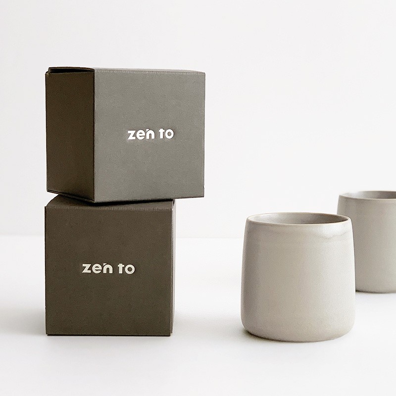 Zen to ゼント カフェ フタエ コーヒーカップ ダブルウォール 波佐見焼