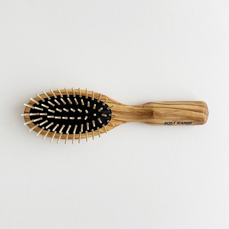ヘアブラシ・コーム SEV COSMOS 16M 30~35% KOST KAMM コストカム ヘアブラシ 17.5cm オリーブウッド 木製