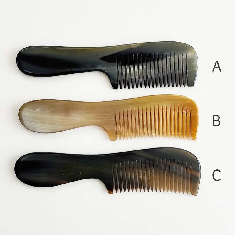 KOSTKAMM コストカム ハンドルコーム 17.5cm 60H 水牛角 ドイツ くし