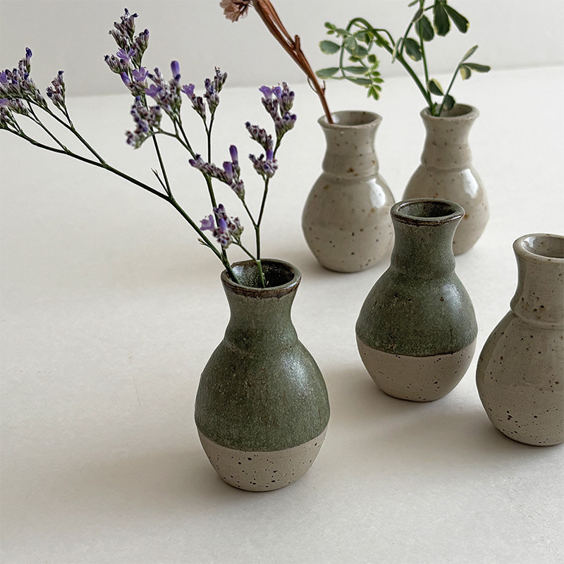 Birkerod Pottemageri 一輪挿し せっ器 花瓶 ビルケロッド