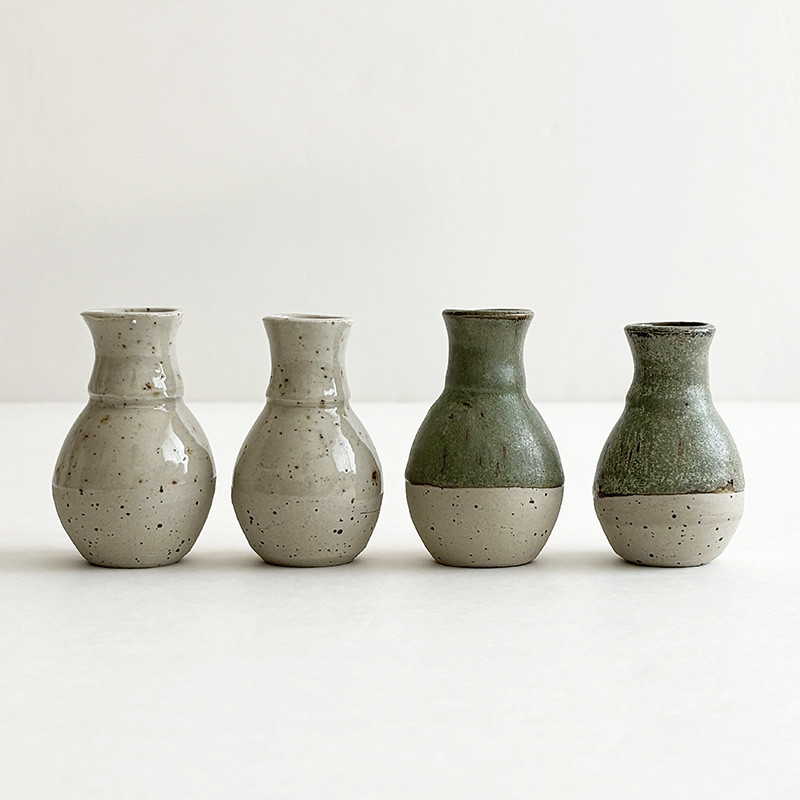 Birkerod Pottemageri 一輪挿し せっ器 花瓶 ビルケロッド