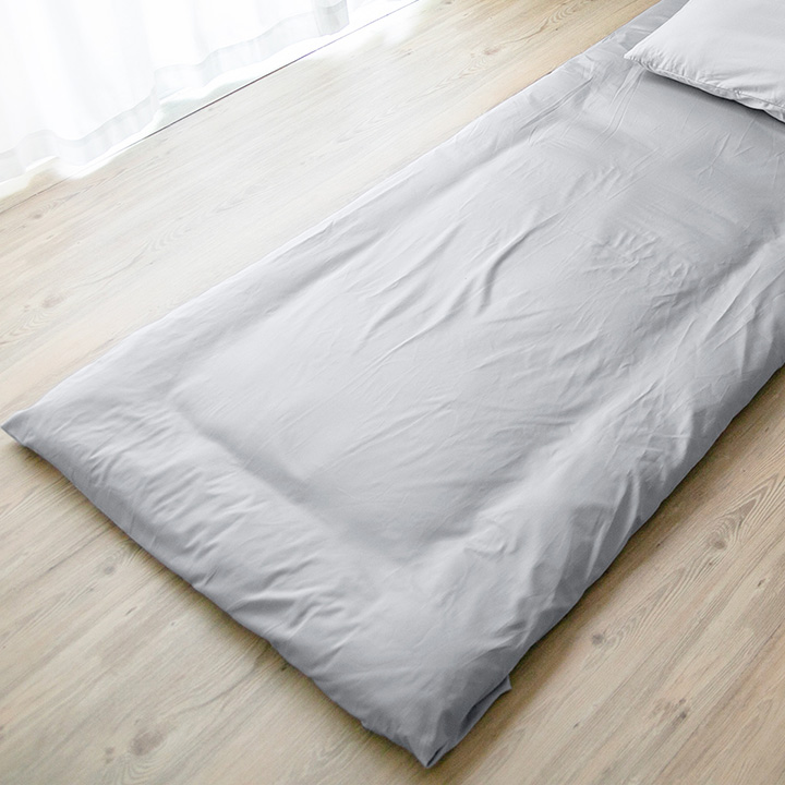  SATEEN フラットシーツ フラットシーツ 綿100％ ダブル 180×260cm 日本製サテンカバー
