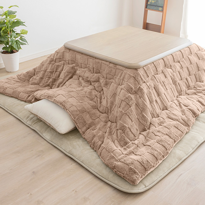 こたつ布団 洗える リバーシブル 炬燵布団 長方形 ジャガード レース