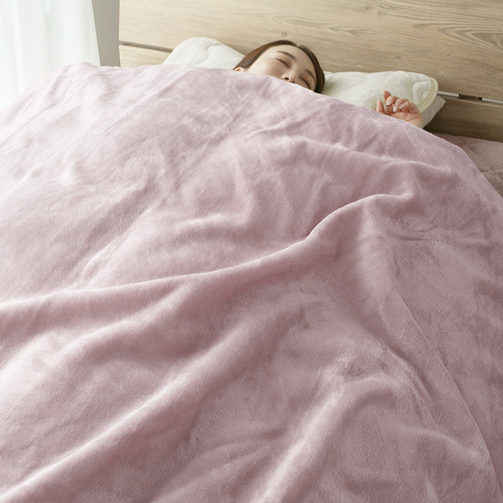 掛け布団カバー あったか掛けカバー ダブル フランネル 毛布としても