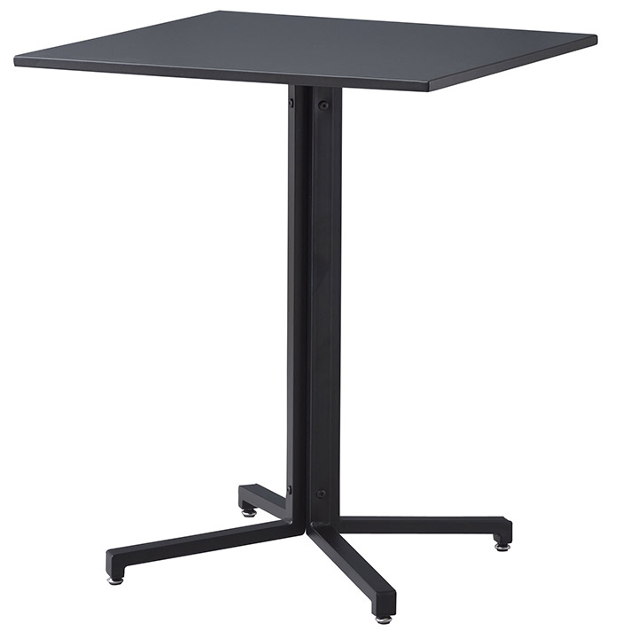 スチールテーブル カフェテーブル オフィステーブル 60×60×73cm テーブル スクエア 正方形 四角 シンプル インテリア スタイリッシュ｜uno-billion｜02