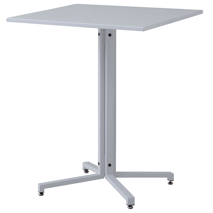 スチールテーブル カフェテーブル オフィステーブル 60×60×73cm テーブル スクエア 正方形 四角 シンプル インテリア スタイリッシュ｜uno-billion｜03