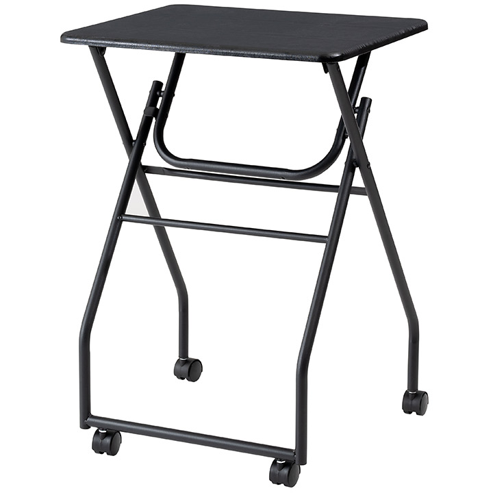 キャスター付き折りたたみテーブル 折りたたみ 机 軽量 勉強机 ワーク