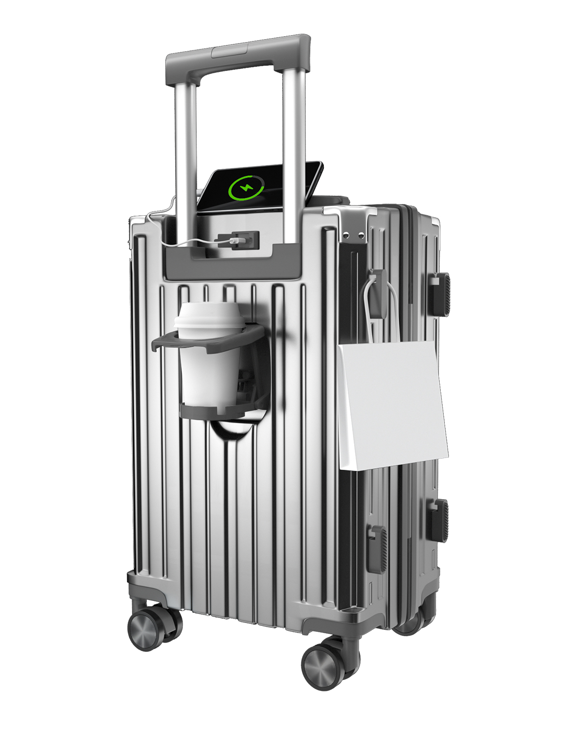 *5の日*【2024 新登場】スーツケース 機内持ち込み 超軽量 大容量 多機能 USB 静音 S ...