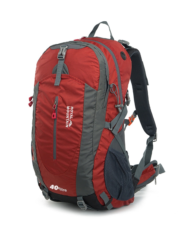 登山バックパック40Lバックパック防水バックパック快適背負いシステムアウトドア収納バッグの画像