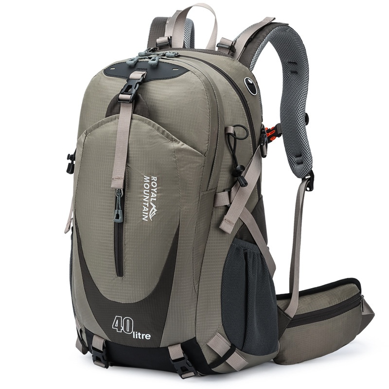 登山バックパック40Lバックパック防水バックパック快適背負いシステムアウトドア収納バッグの画像