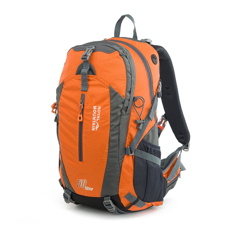 登山バックパック40Lバックパック防水バックパック快適背負いシステムアウトドア収納バッグの画像