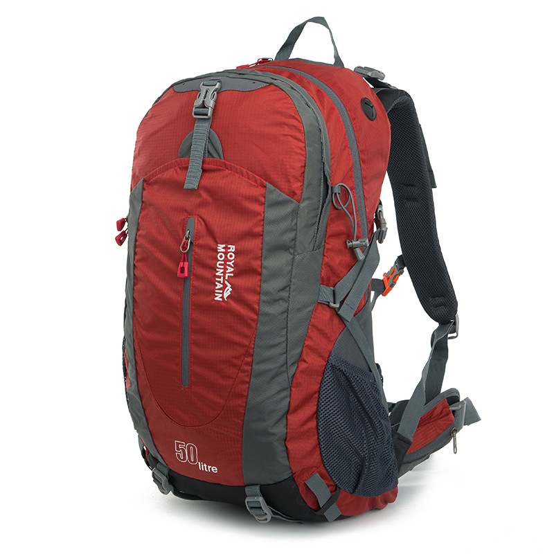 登山バックパック40Lバックパック防水バックパック快適背負いシステムアウトドア収納バッグの画像