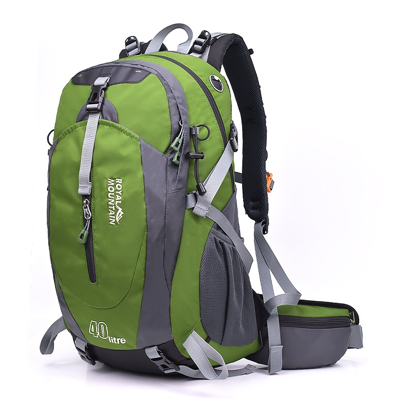 登山バックパック40Lバックパック防水バックパック快適背負いシステムアウトドア収納バッグの画像