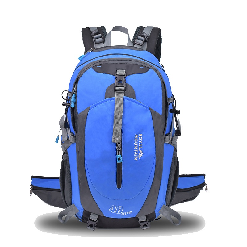 登山バックパック40Lバックパック防水バックパック快適背負いシステムアウトドア収納バッグの画像