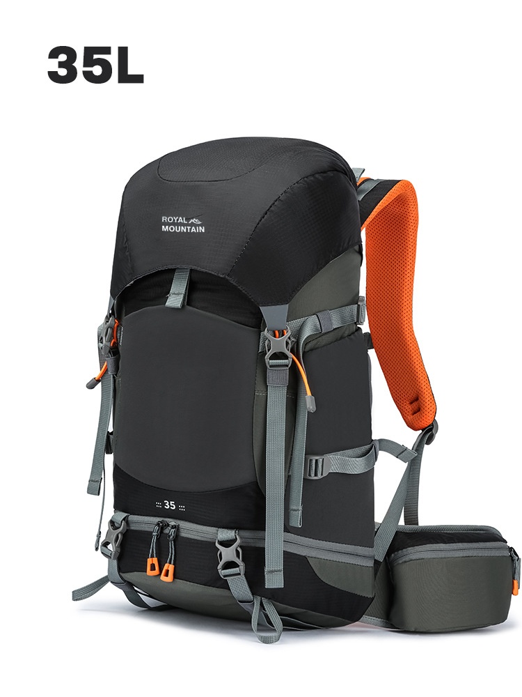 登山リュックサック アウトドアリュック 防水 軽量 背?システム 取り外し可能 登山 旅行 ハイキング 大容量リュック 軽量防水バッグ_5