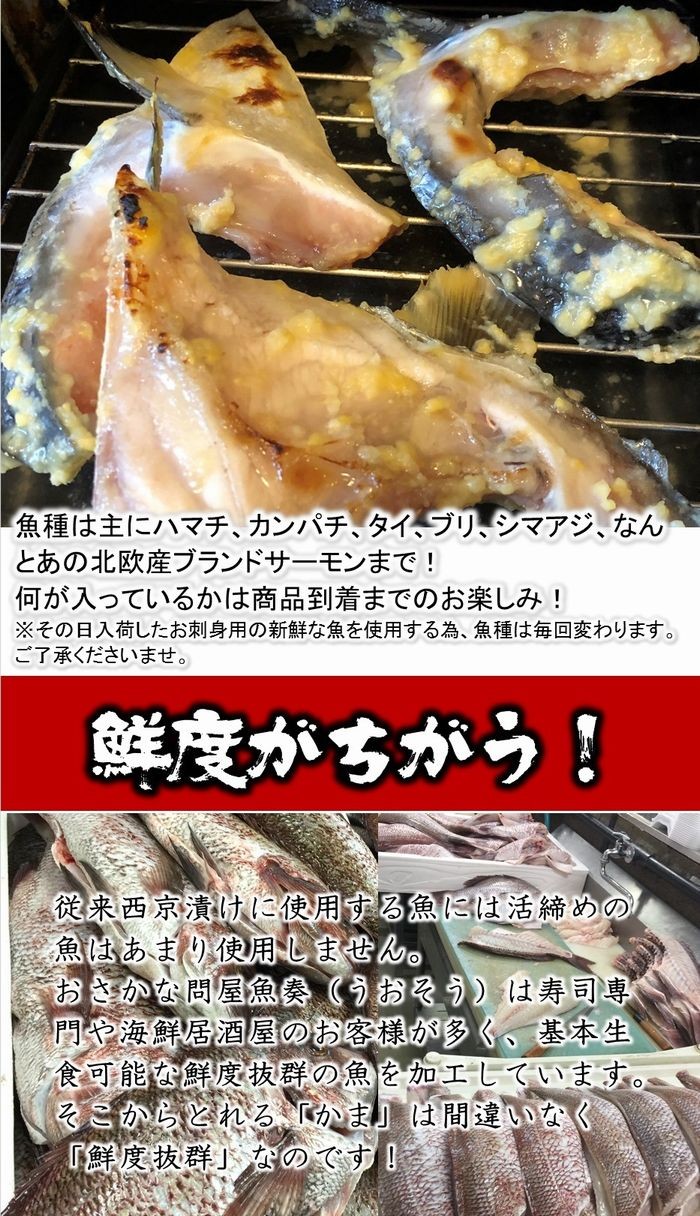 訳あり 魚屋のまかない 西京漬け 1kg 味噌漬け かま 在宅 母の日 父の日 敬老 在宅応援 中元 お歳暮 ギフト :18501:おさかな問屋 魚奏  - 通販 - Yahoo!ショッピング