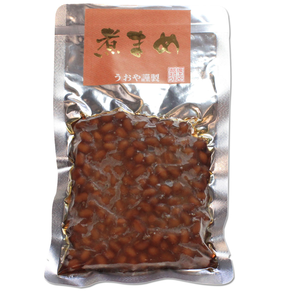大豆をかために煮た 煮豆 200g 惣菜 お惣菜 おかず 煮まめ : 越後村上