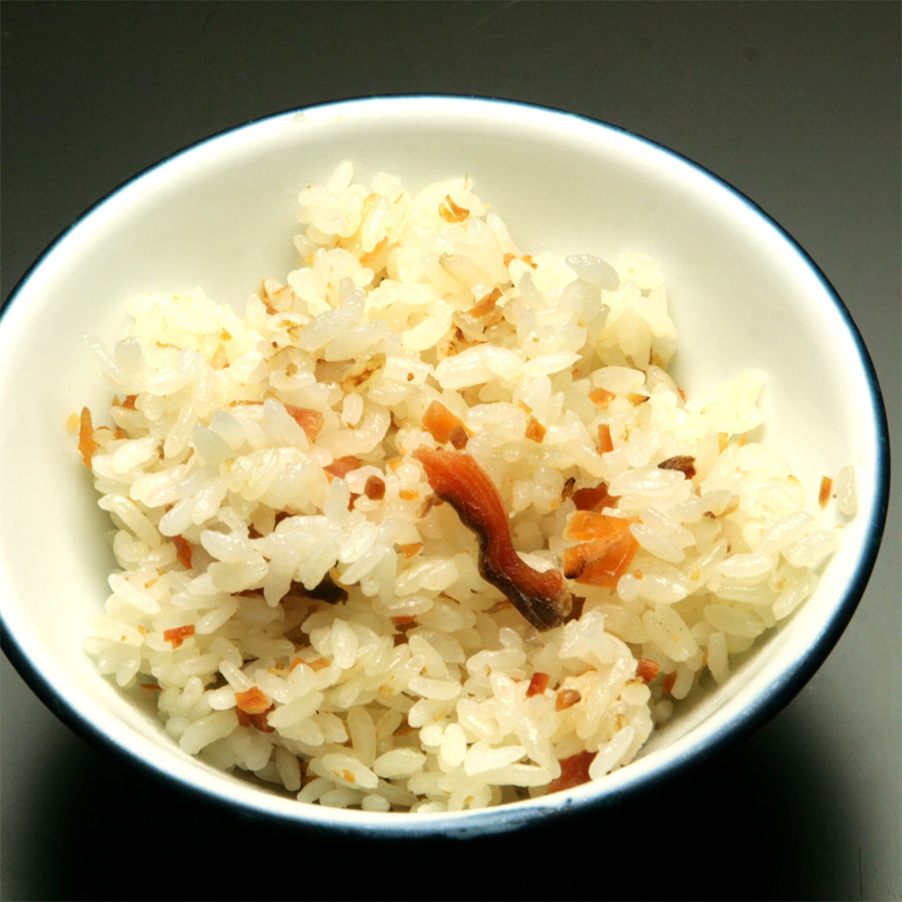 鮭の酒びたしの炊き込みご飯